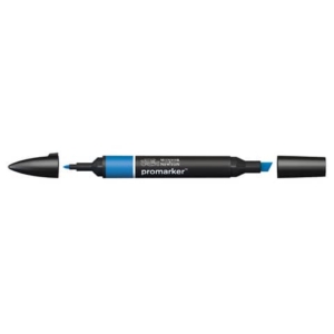 Pennarelli Winsor&Newton Promarker doppia punta fine-larga - french navy B445 - 0203355
