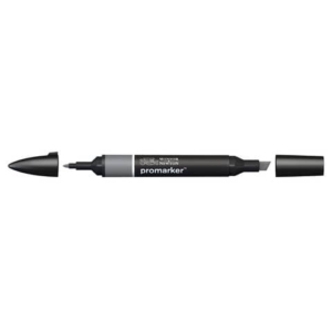 Pennarelli Winsor&Newton Promarker doppia punta fine-larga - cool grey 4 CG4 - 0203158
