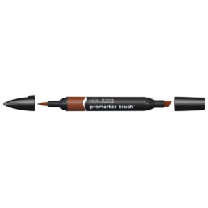 Pennarelli Winsor&Newton Promarker Brush doppia punta scalpello-pennello - henna O225 - 0204105