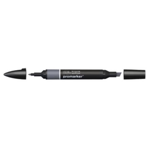 Pennarelli Winsor&Newton Promarker doppia punta fine-larga - ice grey 5 IG5 - 0203259