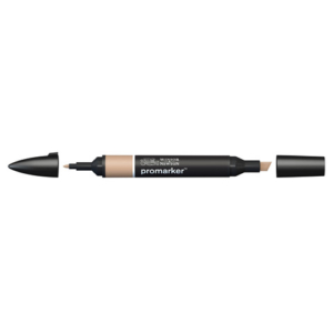 Pennarelli Winsor&Newton Promarker doppia punta fine-larga - light pecan O237 - 0203634