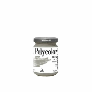 Colore vinilico fine Maimeri in vasetto 140 ml argento - M1220003