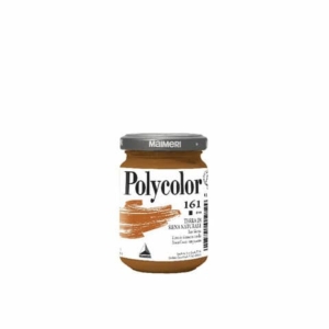 Colore vinilico fine Maimeri in vasetto 140 ml terra di Siena naturale - M1220161