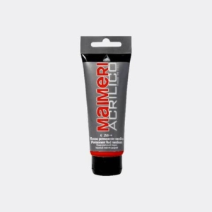 Colore acrilico Maimeri in tubetto 75 ml rosso permanente medio - M0916259