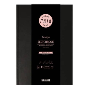 Blocco a libro Imago SKETCH Musa 200 pagine 105 g formato A3 MU124493