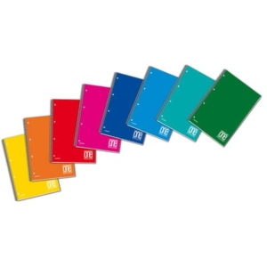 Blocco spiralato One Color A4+ 80 g/m² - 60 ff con fori microperforati - 4M - 1154