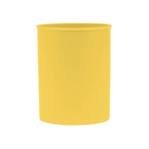 Portapenne rotondo in PP Donau Ø 7,5 x H.9,5 cm - 100% riciclabile - giallo pastello - 3132101PL-11