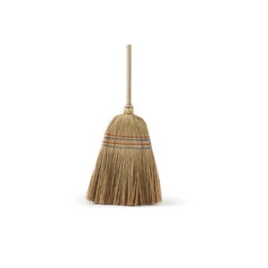 Scopa per esterni Perfetto Slava con manico in faggio fibre in saggina 0007