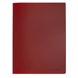 Portalistini in polipropilene con 30 tasche Q-Connect formato A4 - rosso opaco - KF01254