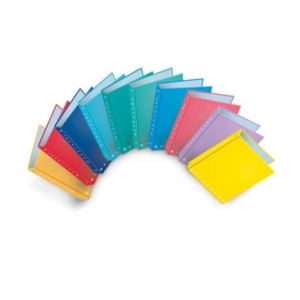 Raccoglitore ad anelli Pigna Monocromo - A4 27x32 cm 4 anelli Ø 30 mm colori assortiti - 0011963
