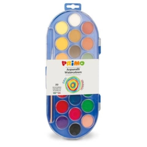 Acquerelli Primo Ø 30 mm in conf. da 22 colori assortiti - 114A22SG
