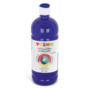 Colore acrilico Primo in bottiglia con tappo dosatore 1000 ml - 500 blu oltremare 404TA1000500