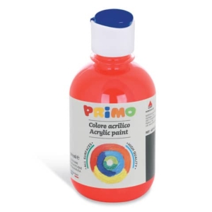 Colore acrilico Primo in bottiglia con tappo dosatore 300 ml - 300 rosso 400TA300300