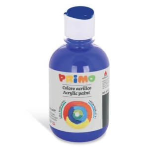 Colore acrilico Primo in bottiglia con tappo dosatore 300 ml - 520 blu scuro 400TA300520