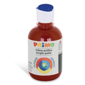 Colore acrilico Primo in bottiglia con tappo dosatore 300 ml - 730 marrone 400TA300730