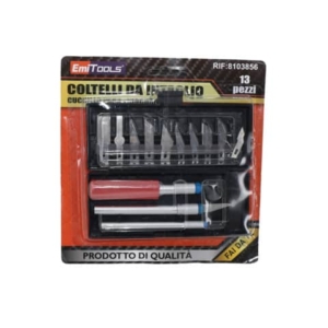 Kit coltelli da intaglio Emi per grafica - conf. da 13 pezzi - 8103856