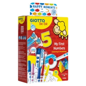 Gioco creativo Giotto Bebè Happy Moments 28 x 16,5 x 7,5 cm My First Numbers F478600