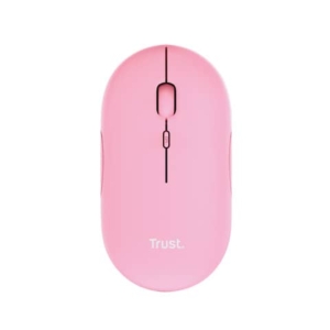 Mouse ultrasottile wireless ricaricabile Trust Puck - ricevitore USB A 2.0 rosa - 24125