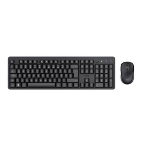 Kit tastiera e mouse wireless silenziosi Trust TKM-360 nero 25355
