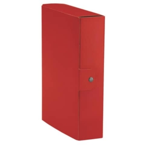 Cartella portaprogetti Esselte C88 DELSO ORDER dorso 8 cm presspan lucido rosso 25x35 cm rosso - 390388160
