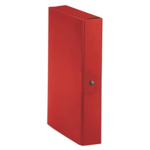 Cartella portaprogetti Esselte C86 DELSO ORDER dorso 6 cm presspan lucido rosso 25x35 cm - 390386160