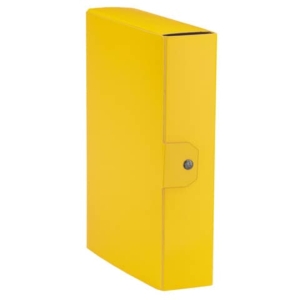 Cartella portaprogetti Esselte C88 DELSO ORDER dorso 8 cm presspan lucido giallo 25x35 cm - 390388090