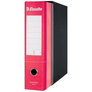 Registratore protocollo Esselte Essentials G75 23x33 cm dorso 8 cm rosso - 390775160