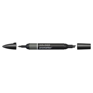 Pennarello Winsor&Newton Promarker doppia punta fine-larga - ice grey 7 IG7 - 0203378