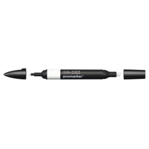 Pennarello Winsor&Newton Promarker doppia punta fine-larga - warm grey 00 WG00 - 0203369