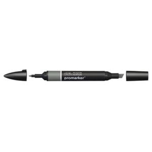 Pennarello Winsor&Newton Promarker doppia punta fine-larga - ice grey 6 IG6 - 0203377