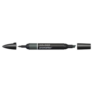 Pennarello Winsor&Newton Promarker doppia punta fine-larga - cool grey 7 CG7 - 0203382