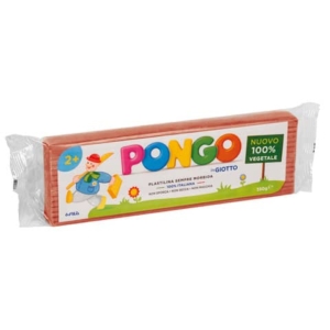 Panetto di plastilina vegetale modellabile 350 g Pongo terracotta F603518