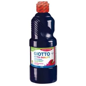 Tempera pronta Giotto Extra Quality in flacone 500 ml nero - F53282400