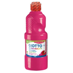 Tempera pronta Giotto Extra Quality in flacone 500 ml magenta - F532810