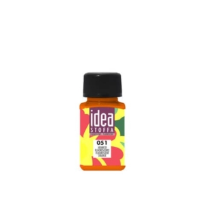 Colore per tessuti Maimeri Idea Stoffa in flacone 60 ml arancio fluo - M5014051