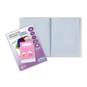 Portalistini a fogli fissi Favorit Sviluppo personalizzabili 22x30 cm - 80 buste trasparente - 400090487
