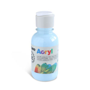 Colore acrilico Primo in bottiglia in PET con tappo dosatore 125 ml - 512 acqua marina - 402TA125512