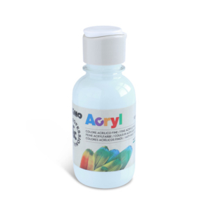 Colore acrilico Primo in bottiglia PET con tappo dosatore 125 ml - 611 verde menta - 402TA125611
