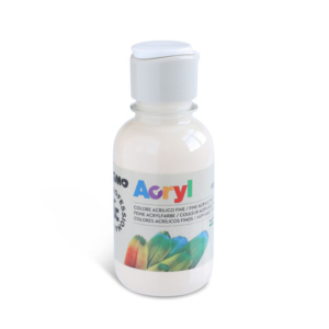 Colore acrilico Primo in bottiglia PET con tappo dosatore 125 ml - 703 beige caldo - 402TA125703