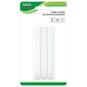 Colla a caldo Lebez diametro 11 mm - confezione 6 pezzi 1082