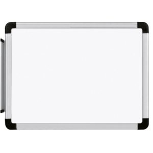 Lavagna magnetica bianca Lebez - cornice in alluminio - 45x60 cm - 2781
