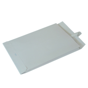 Busta a sacco Blasetti Self con 3 soffietti 120 g/m² bianco - 25x35,3 cm - conf. 250 pz - 815