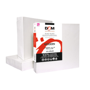 Tela per pittura DOM Modern 380 g bordo 38 mm - 40x40 cm - 356/4040