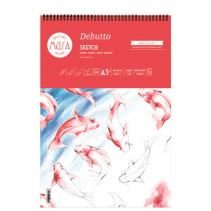 Blocco spiralato Musa Debutto A3 120g/m² - 50 fogli - MU133393