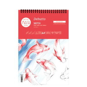 Blocco spiralato Musa Debutto A4 120g/m² - 50 fogli - MU133394