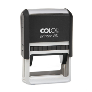 Timbro rettangolare Colop Printer 55 40x60 mm nero - PR55