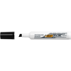 Marcatore per lavagne bianche BIC Velleda 1791 punta a scalpello tratto 3,3-4,6 mm nero - 9431931