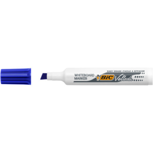 Marcatore per lavagne bianche BIC Velleda 1791 punta a scalpello tratto 3,3-4,6 mm blu - 9431941