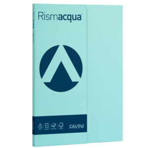 Carta colorata Favini Rismacqua colori tenui 90 g/m² A4 - risma da 100 fogli celeste - A69T144