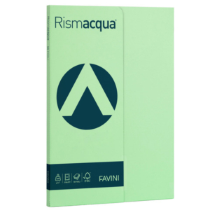 Carta colorata Favini Rismacqua colori tenui 200 g/m² A4 - risma da 50 fogli verde chiaro - A69P544